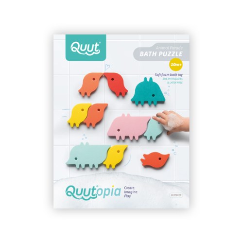 Quutopia Foam Bath puzzle | Animal Parade