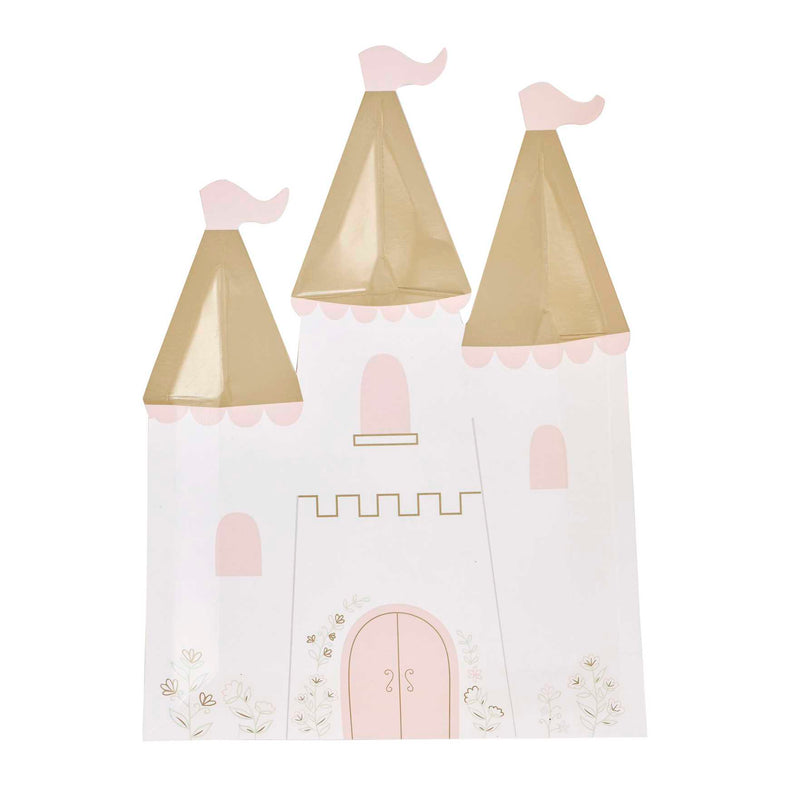 Ginger Ray Princess Castle Paper Party Plates
