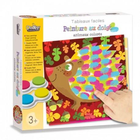 Crealign painting With finger paint - Colored animals