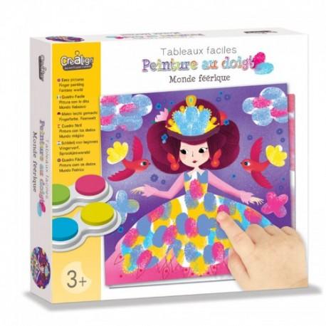 Crealign painting With finger paint - Fairy world