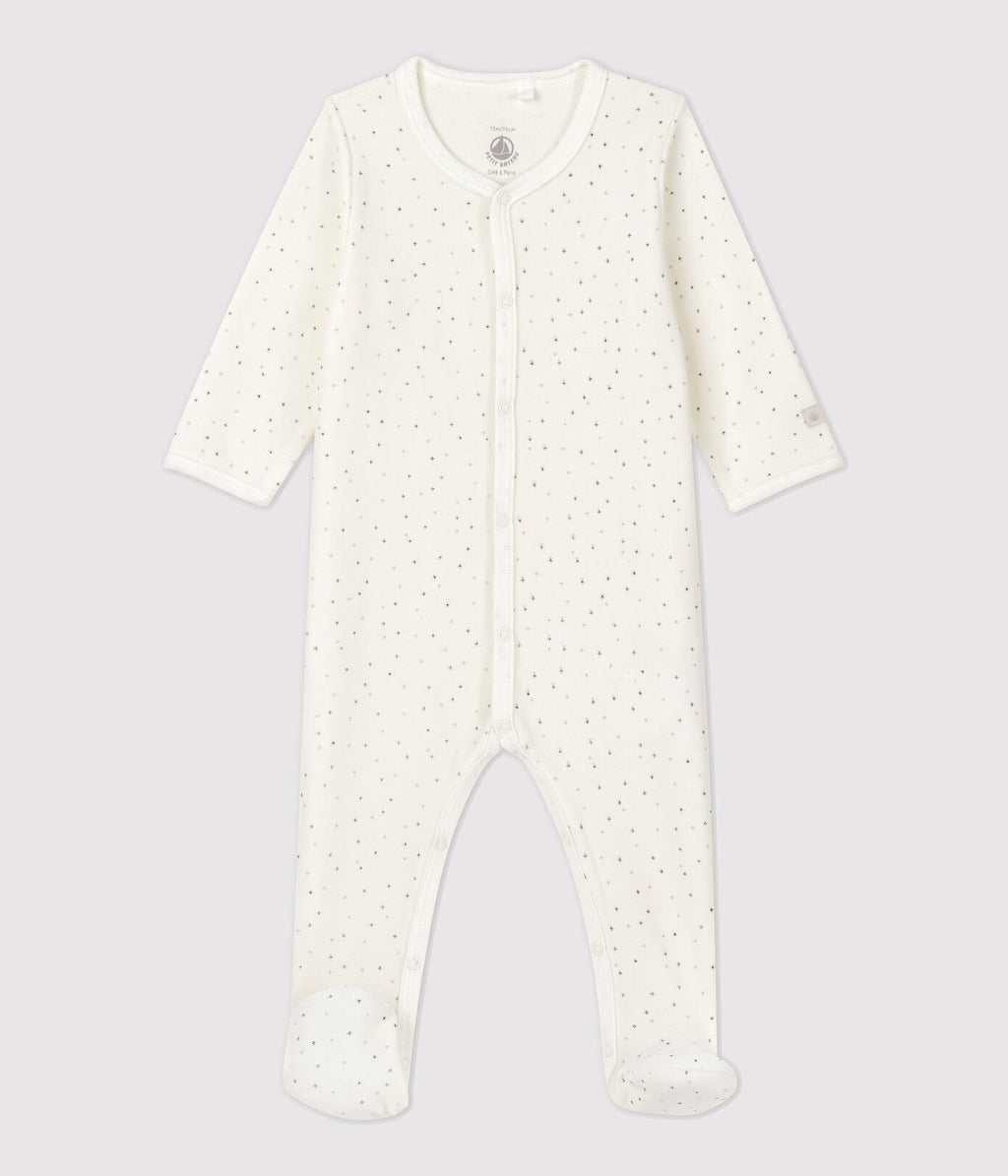 Petit Bateau Slaappakje Pyjama Baby Fluweel *