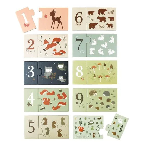 A Little Lovely Company Counting Puzzle | Forest animals