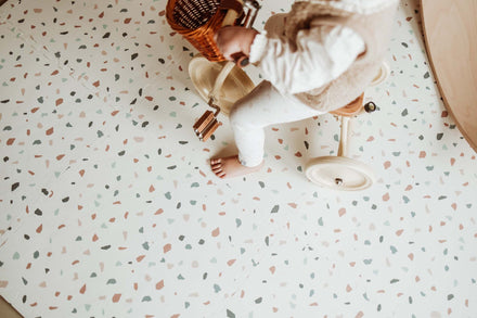 Play and Go Eevaa 2-In-1, play carpet Puzzle Mat & Storage box | Alphabet