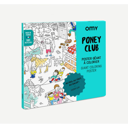 Omy Poster 100x70cm | Pony Club