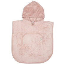 Timboo Poncho with V-neck Bamboo 1-4Y | Misty Rose