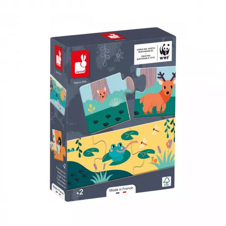 Janod puzzle forest animals