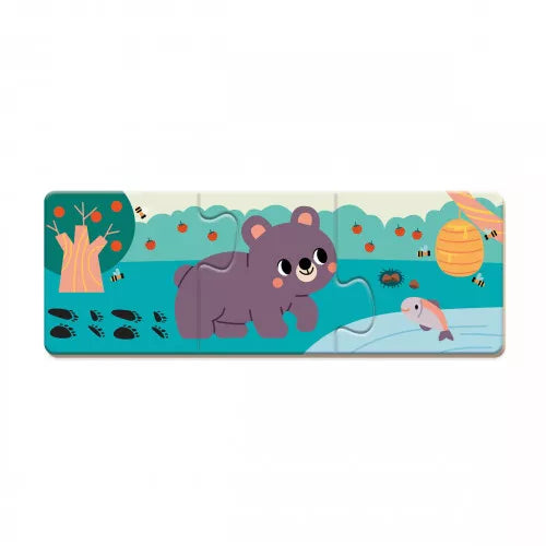Janod puzzle forest animals