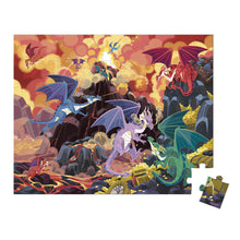 Janod Suitcase Puzzle 54pcs | Fiery Dragons