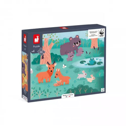 Janod Puzzle 36PCS | Forest animals