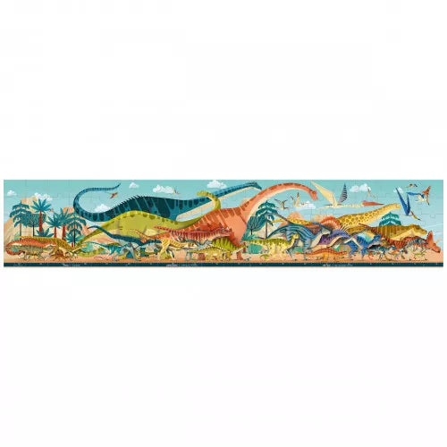 Janod suitcase puzzle 100PCS | Panoramique Dino