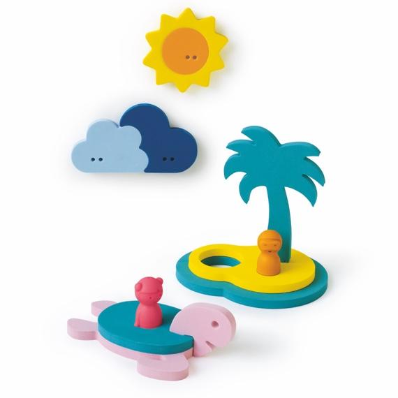 Quutopia Foam bath toys | Treasure Island