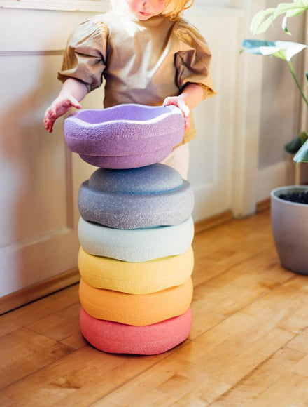 Stapelstein Rainbow Pastel | Set of 6