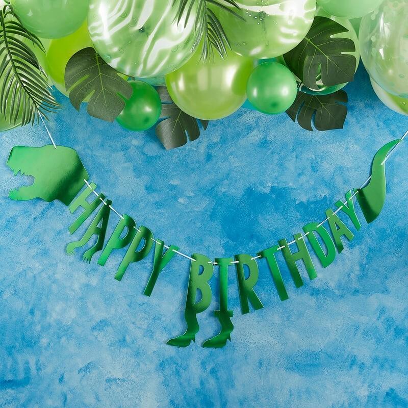 Ginger Ray Slinger Happy birthday - Roar Dino