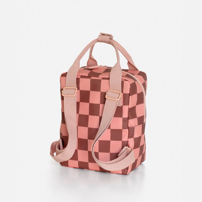 Studio Ditte Backpack toddler Small | Blocks Pink Brown