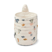 Liewood Faye Quilted Basket | Sea Creature /Sandy Mix