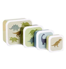 A Little Lovely Company Lunch & Snackbox Set | Dinosaurs