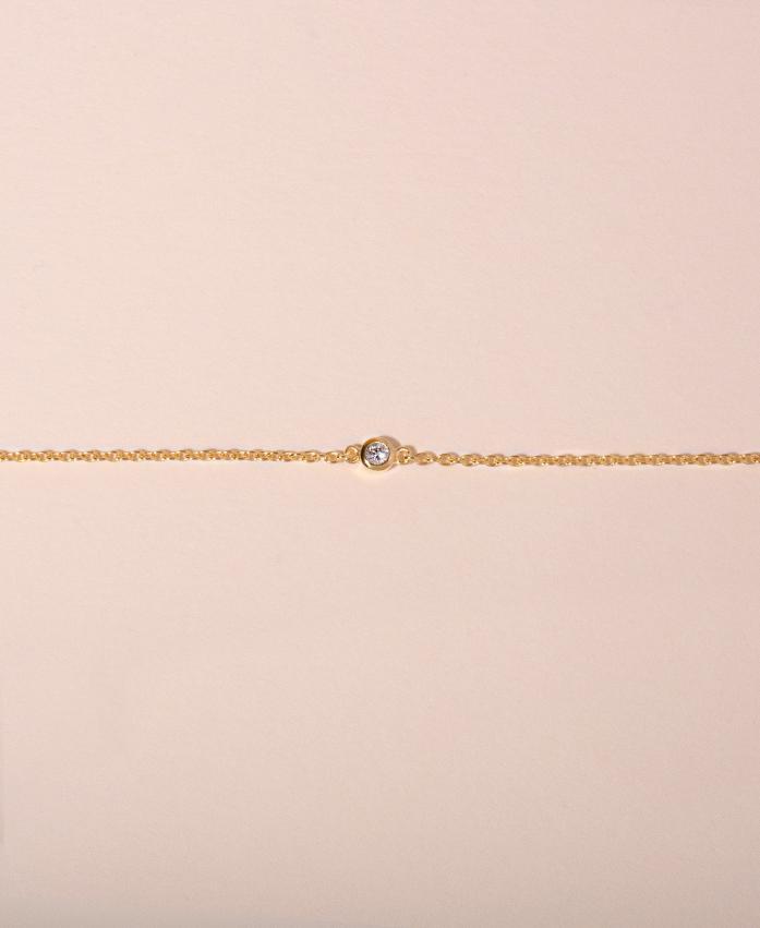 Galore Bracelet Single Diamond | Gold Women