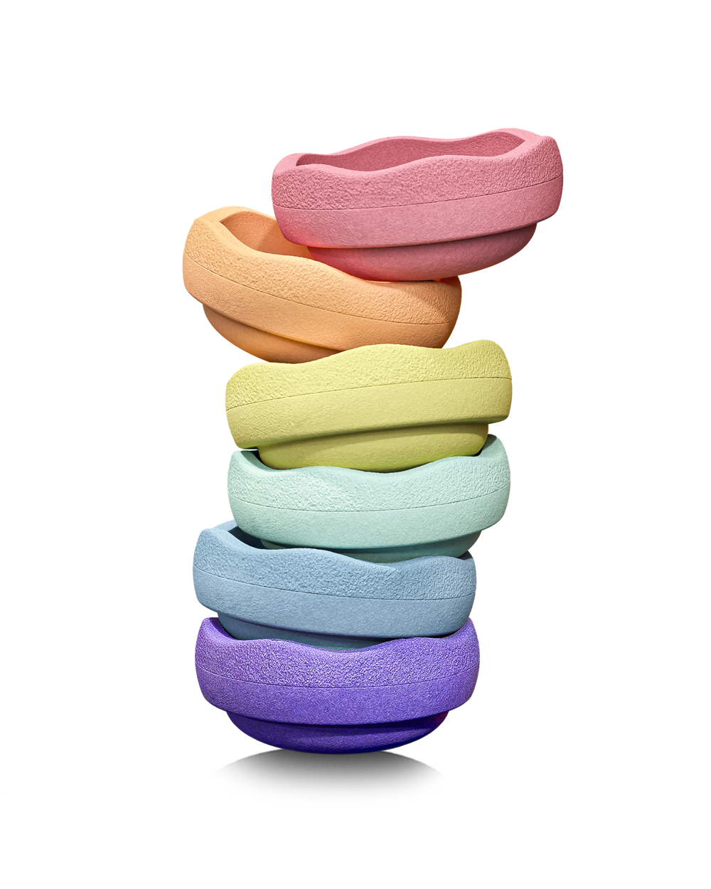 Stapelstein Rainbow Pastel | Set of 6