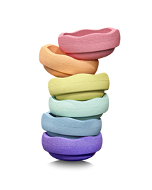 Stapelstein Rainbow Pastel | Set of 6