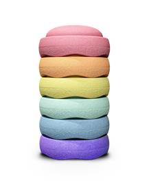 Stapelstein Rainbow Pastel | Set of 6