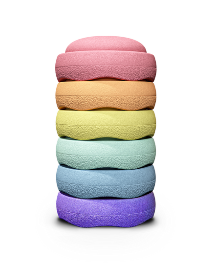 Stapelstein Rainbow Pastel | Set of 6