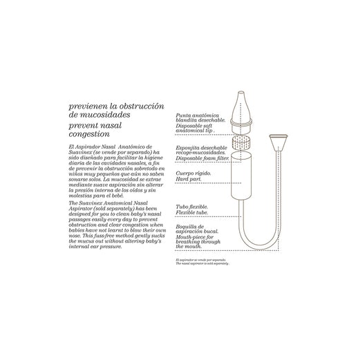 Suavinex Nose Cleaner Spare parts 10 pieces