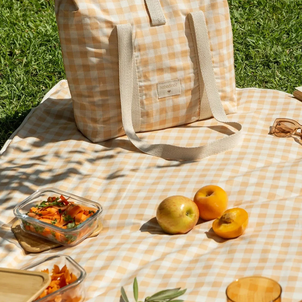 Nobodinoz Pick Nick Cloth Waterproof | Melon Vichy