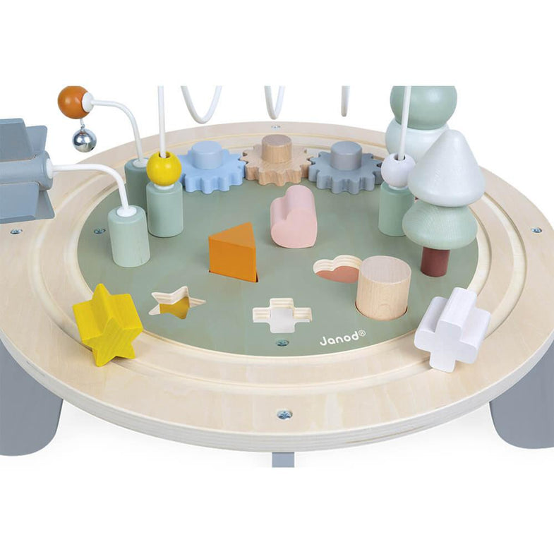 Janod Sweet Cocoon Activity Table 5 functions + 12m