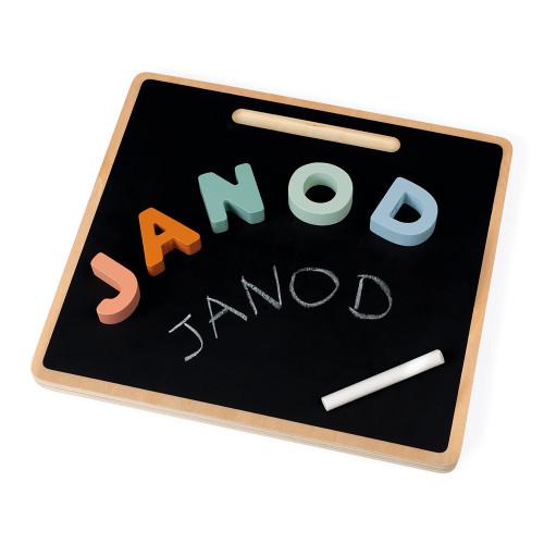 Janod alphabet puzzle + chalkboard