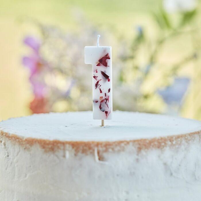 Pressed Capals candle 1