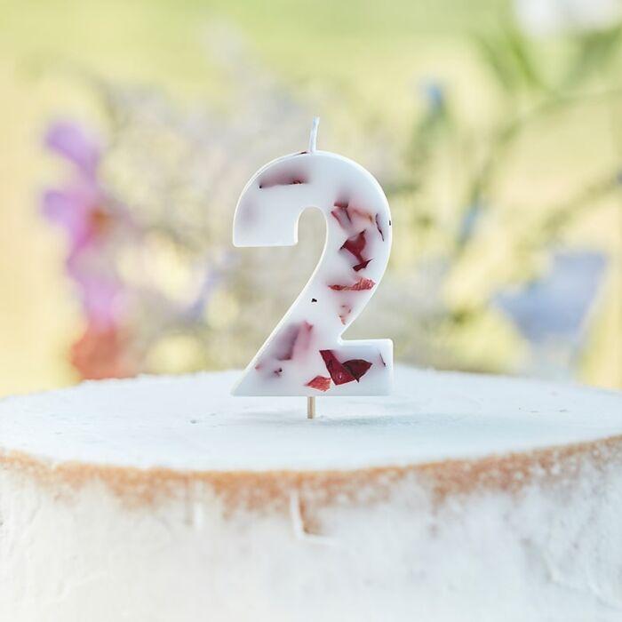Pressed Capals candle 2