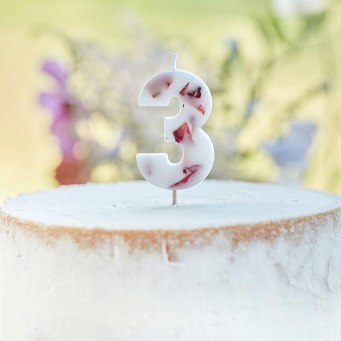 Pressed Capals candle 3