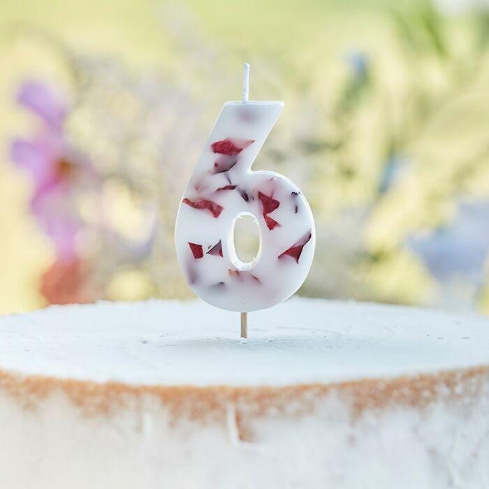 Pressed Capals candle 6