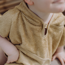 Timboo Poncho with V-neck Bamboo 4-6Y | Apricot blush