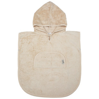 Timboo Poncho with V-neck Bamboo 4-6Y | Frosted Almond