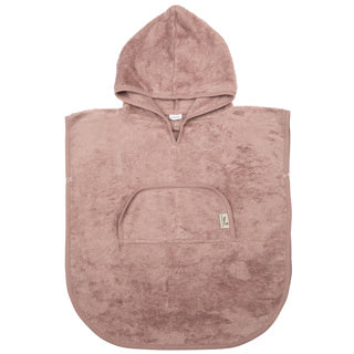 Timboo Poncho with V-neck Bamboo 4-6Y | Mellow Mauve