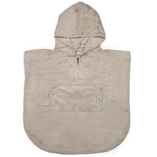 Timboo Poncho with V-neck Bamboo 4-6Y | Feather Grey