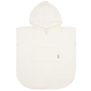 Timboo Poncho with V-neck Bamboo 4-6Y | Daisy White