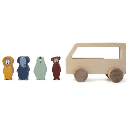Trixie wooden bus with animals