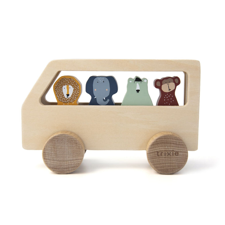 Trixie wooden bus with animals