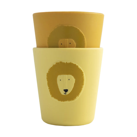 Trixie Silicone Drinking cups 2-Pack Mr Lion