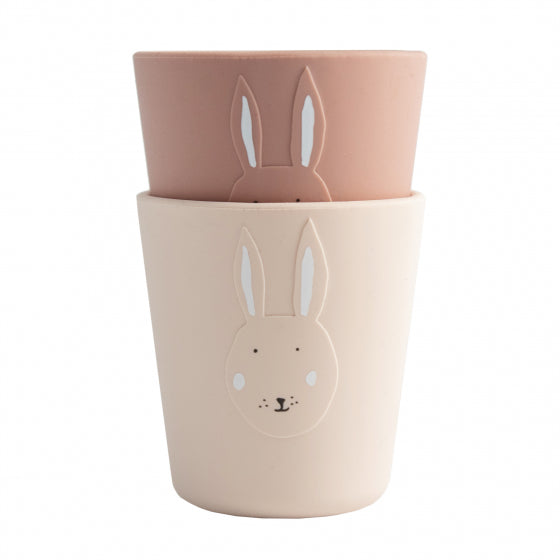 Trixie Silicone Drinking cups 2-Pack Mrs Rabbit