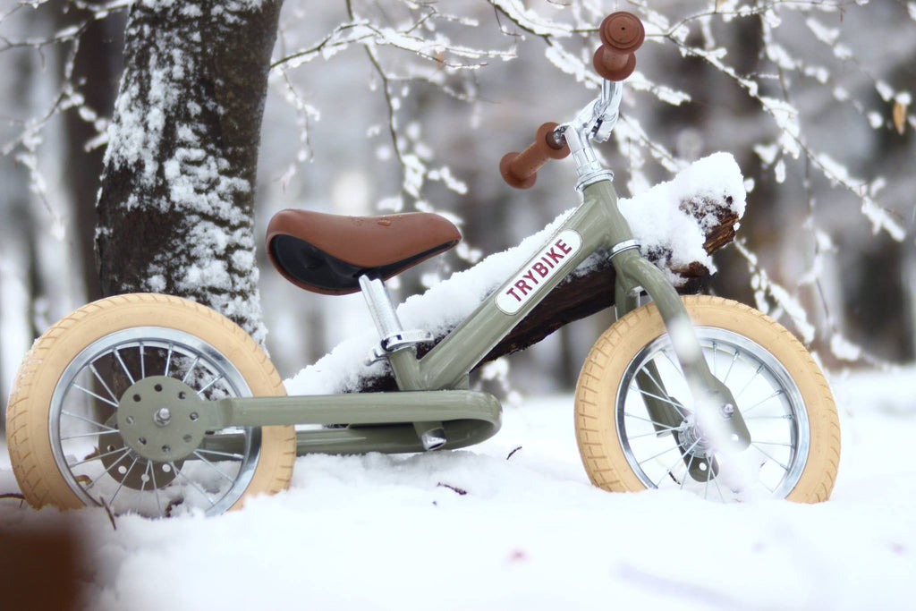 Trybike Steel balance bike - Vintage Blue