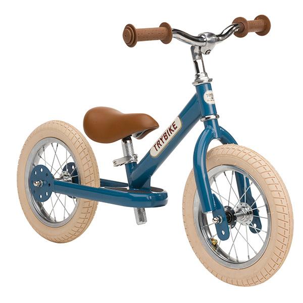 Trybike Steel balance bike - Vintage Blue