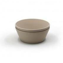 Mushie Set 2 Bowls Rond | Vanilla
