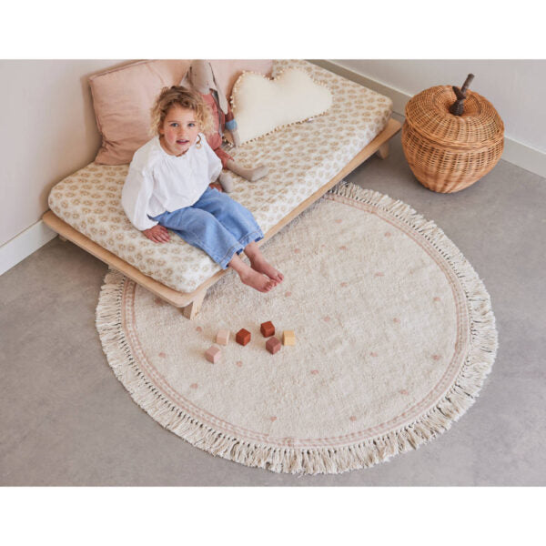 Tapis Petit Carpet Emma Dots Pink 130cm