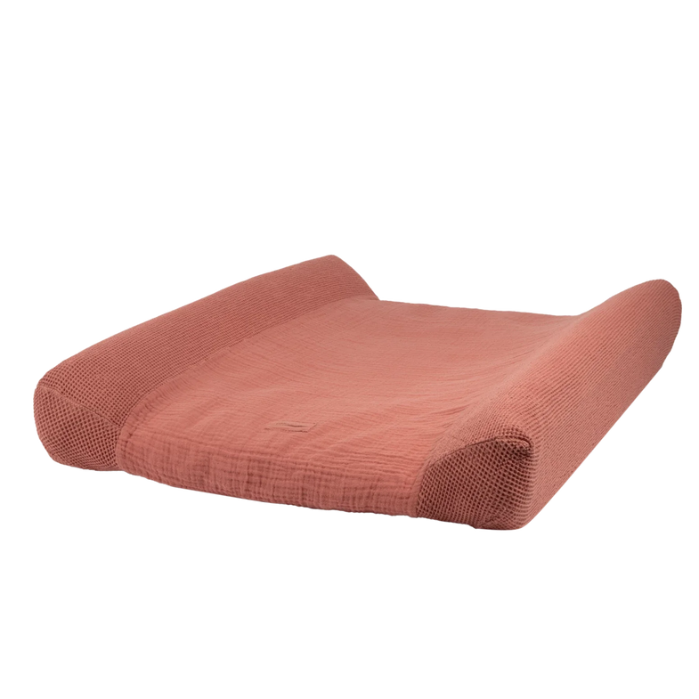Nobodinoz Wabi-Sabi wash cushion cover 50x70cm | Rosewood