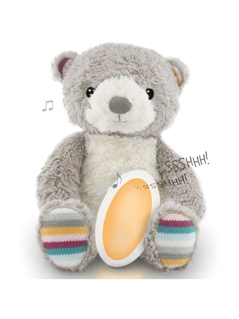 Zazu Bruno The Bear Cuddly Toy with heartbeat and white noise